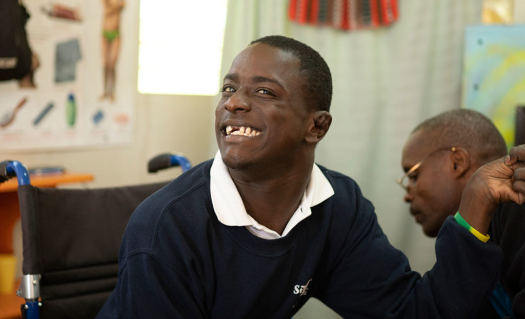 Cleevens learning English with his teacher Mauricet