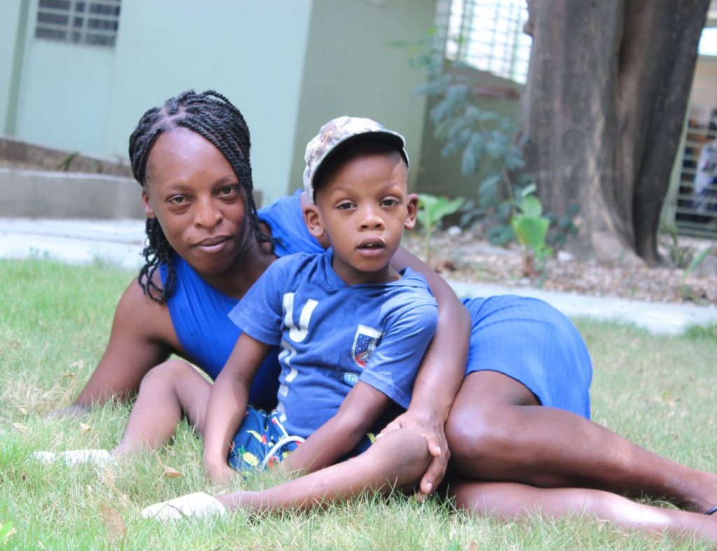 Mother and child at the Tabarre rehab centre